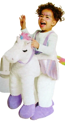 Disfraz de equitación de felpa de unicornio para niños pequeños Hyde & Eek unisex talla única 18 meses + EH34 Foto 1 de 3