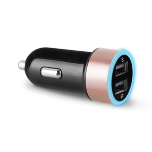 Fast Power Charger Charging 2.1A Dual Port USB Car Charger Adapter Twin - Picture 1 of 44