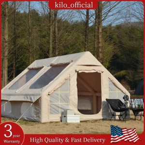 9.8x13 Air Camping Tent Outdoor Portable House Waterproof&Windproof Blow up Tent - Picture 1 of 15