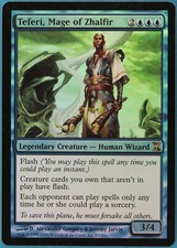 Teferi, Mage of Zhalfir FOIL Time Spiral PLD Blue Rare CARD (123347) ABUGames