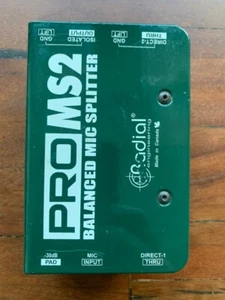 Radial ProMS2 Balanced Passive Mic Microphone Splitter - Picture 1 of 4