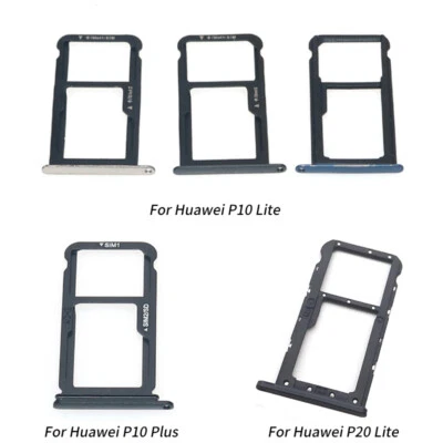 SIM Card Tray Holder Slot For Huawei P10 Lite P10 Plus P20Lite Replacement Parts - Image 1 of 4