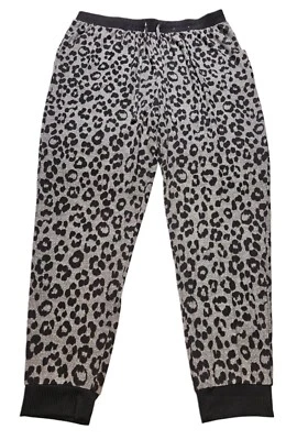 Sonoma Gray Animal Print Elastic Waist Pajama Soft Pants Women's Size XL - Image 1 of 4