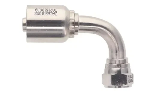 SS-BW-FJX90-08-08, 37° Flare JIC hembra giratoria, 90° - inoxidable Foto 1 de 1