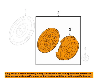 FORD OEM 10-12 Fusion,Milan Engine Transaxle Parts-Clutch Assy AE5Z7B546A - Image 1 of 2