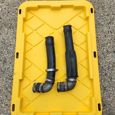 Kawasaki 650sx X2 650 sx 1986-1995 caja de agua silenciador tubo de escape Foto 1 de 2