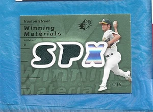 HUSTON STREET GAME USED DUAL 2007 SPX WINNING MATERIALS DUAL GREEN #13/15 A'S - Picture 1 of 1