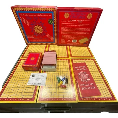 Enigma Board Game 1990s Family Riddle Puzzle Game by Mattel Complete - Image 1 of 4