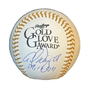 Adam Wainwright Cardinals Signed & Inscribed Gold Glove Award Baseball JSA COA - Picture 1 of 4