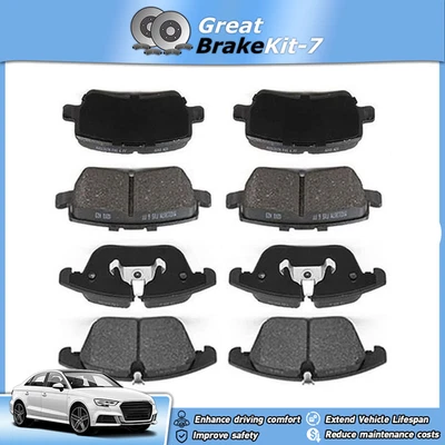 Front Rear Disc Brake Pads Kit for 2012-2015 Land Rover Range Rover Evoque 2.0L - Image 1 of 4