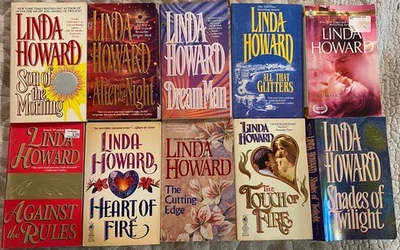 Linda Howard 10 Book Lot Mixed Lot Romantic Suspense Historical Romance Western Foto 1 de 2