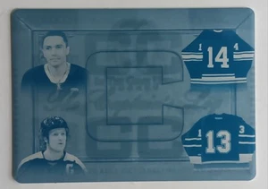 Hoja ITG 2020-21 usada The Captain's Log placa de impresión cian 1/1 hojas de arce - Imagen 1 de 2