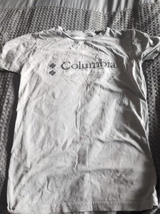 Boys Grey Columbia T Shirt Age 11-12 - Picture 1 of 3