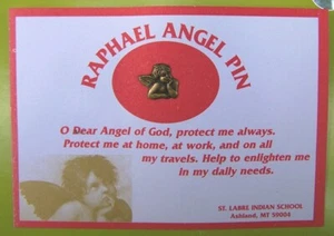 ST LABRE SCHOOL MINI RAPHAEL ENGEL CHERUB KUPFERFARBEN ANSTECKNADEL  - Bild 1 von 2