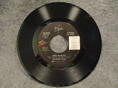 45 RPM 7" Record Culture Club Colour By Numbers & Miss Me Blind 1983 34-04388 - Image 1 of 3