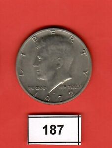 1/2 US-Dollar Münze Kennedy – CuNi / 1972 -D- / [187]
