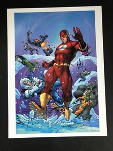 The Flash #750 COVER DC Comics Poster Print 12x16 Jim Lee Gorilla Grodd - Picture 1 of 2