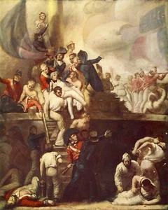 Lord Nelson - Druck "Die letzten Stunden von Nelson" - Trafalgar - Bild 1 von 1