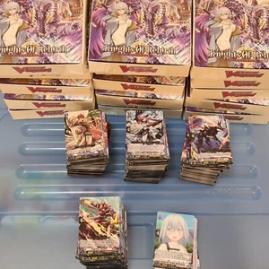 650 common, 210 R, 80 EXC DZ-BT08 bulk card Cardfight Knights of Rebirth - Bild 1 von 1