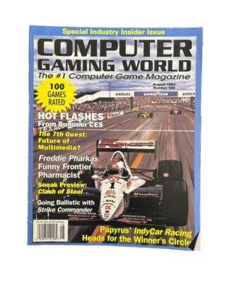 Classic Vintage Computer Gaming World Magazine #109 Papyrus’ IndyCar Racing - Image 1 of 3