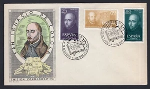 SPAIN 1955 FDC Cover. Ingacio Loyola - Picture 1 of 2