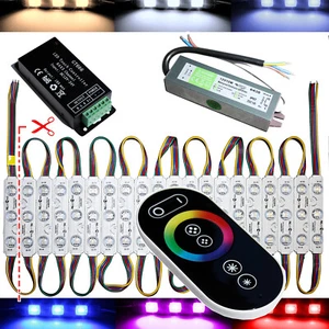 LED RGB Modul Werbebeleuchtung Außenwerbung Schaukästen Werbung rot weiß 12V - Picture 1 of 7