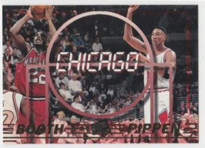 1996-97 Press Pass SCOTTIE PIPPEN Double Threat #43 Chicago Bulls Keith Booth - Picture 1 of 2