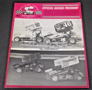 Programma Williams Grove Speedway 1986 - Volume 6 - 25 aprile 1986 - All Stars - Foto 1 di 2