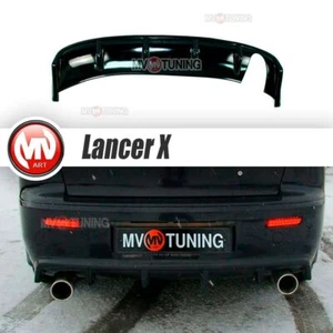 JDM Diffuser for Rear Bumper(ABS plastic) for Mitsubishi Lancer X 10 2007-2017 - Bild 1 von 12