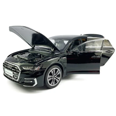 1:18 2024 Audi A6L Model Car Diecast Toy Cars Boys Toys for Kids Gifts Black - Image 1 of 4