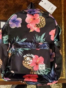 HERSCHEL Clásico Piña Negra - MALIBU RON PROMO Mochila Estuche de Lápices de Bonificación  - Imagen 1 de 9
