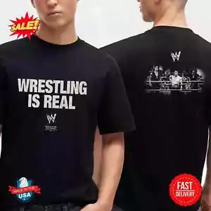 Travis Scott Wrestling Is Real Cactus Jack x WWE Collaboration 2025 T-Shirt - Picture 1 of 2