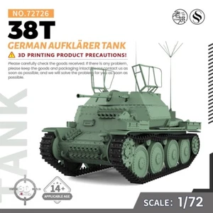 SSMODEL SS72726 1/72 25mm Military Model Kit German 38T Aufklärer Tank - Picture 1 of 5