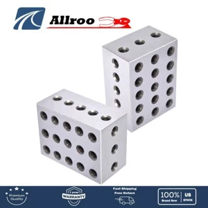 2-3-4 Blöcke 23 Löcher 0,0002 Zoll Präzision 1 abgestimmtes Paar Ultrapräzisions-Maschinist - Bild 1 von 7