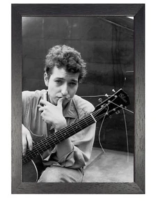 8 Bob Dylan Photo American Singer Legend Picture Music Poster Black White Guitar - Picture 1 of 3