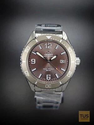 Orient Mako 40mm Solar Brown RA-WJ0004Y10B 200M Men's Watch - Image 1 of 4