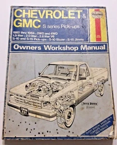 Haynes Chevrolet & GMC S Series Pick-ups 1982-1988 Auto Repair Manual 831 - Imagen 1 de 3