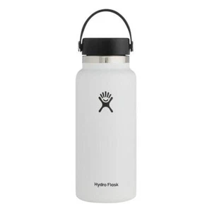 Hydro Flask 40oz Water Bottle Wide Mouth Flex Cap Insulated Stainless - Picture 1 of 30