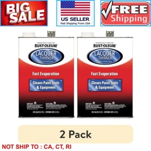 Rust-Oleum Automotive Low VOC Professional Lacquer Thinner, Clear, Gallon(2 pack - Picture 1 of 4