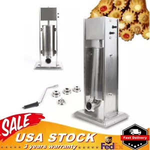 Macchina per churro elettrica commerciale resistente 5L ristorante + 4 ugelli USA - Foto 1 di 12
