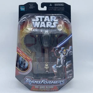 Star Wars TransFormers Obi-Won Kenobi Jedi Starfighter NEW - Bild 1 von 6