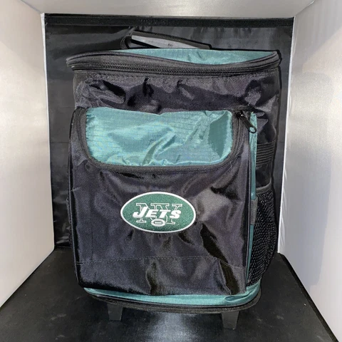 LOGO Brands NFL New York Jets Rolling Soft Cooler Travel Tailgate Picnic Cover