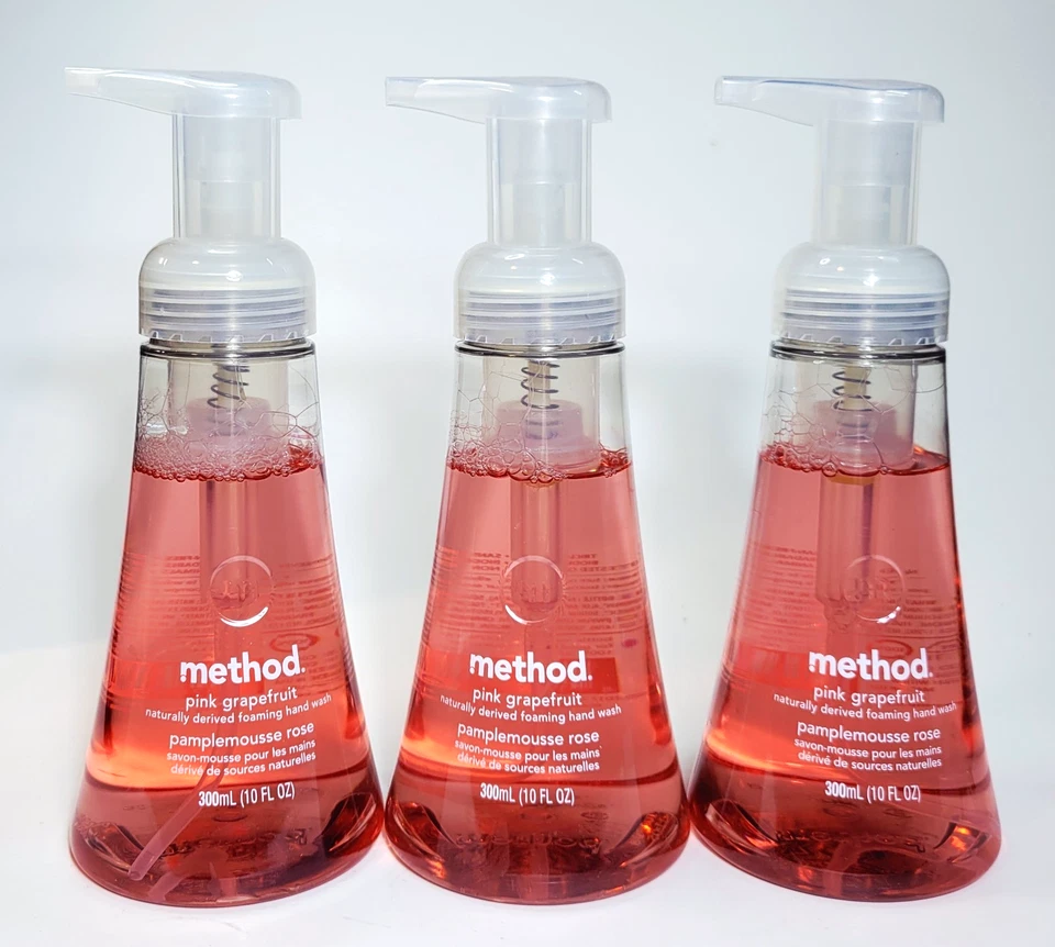 MÉTODO TORANJA ROSA NATURAL DERIVADO ESPUMA LAVAGEM À MÃO (Pacote com 3) - Imagem 1 de 1