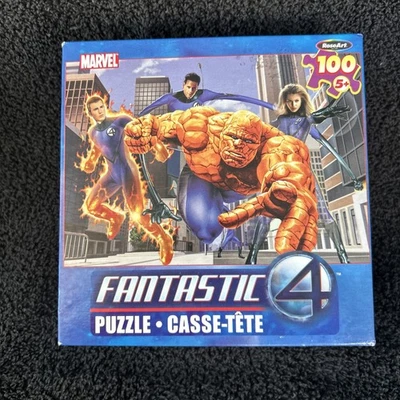 Marvel Fantastic 4 Rose Art 100 Piece Puzzle Made In USA 2005 - Image 1 of 4