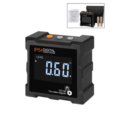 Magnet Digital Protractor Level Box Angle Finder Bevel Gauge Meter Inclinometer - Image 1 of 4