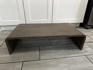 Tavolo sazionale Lovesac ottomano frassino invecchiato tavolo massello scatola aperta imperfezioni - Foto 1 di 9