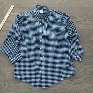 Brooks Brothers Regent 100% Pima Cotton Collared Button Down Shirt Size Large - Picture 1 of 7