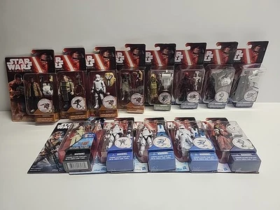星球大战:原力觉醒 3.75 英寸可动人偶 13 张卡全新带包装 — 第 1/4 张图片