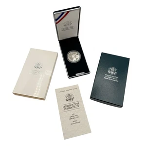 Silver Coin Proof 1991 Korean War Memorial U.S. Mint in Box w/ COA OGP - Picture 1 of 7
