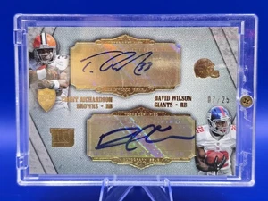 2012 Topps Supreme Dual Auto /25 Trent Richardson, David Wilson #SDA-RWI - Picture 1 of 2